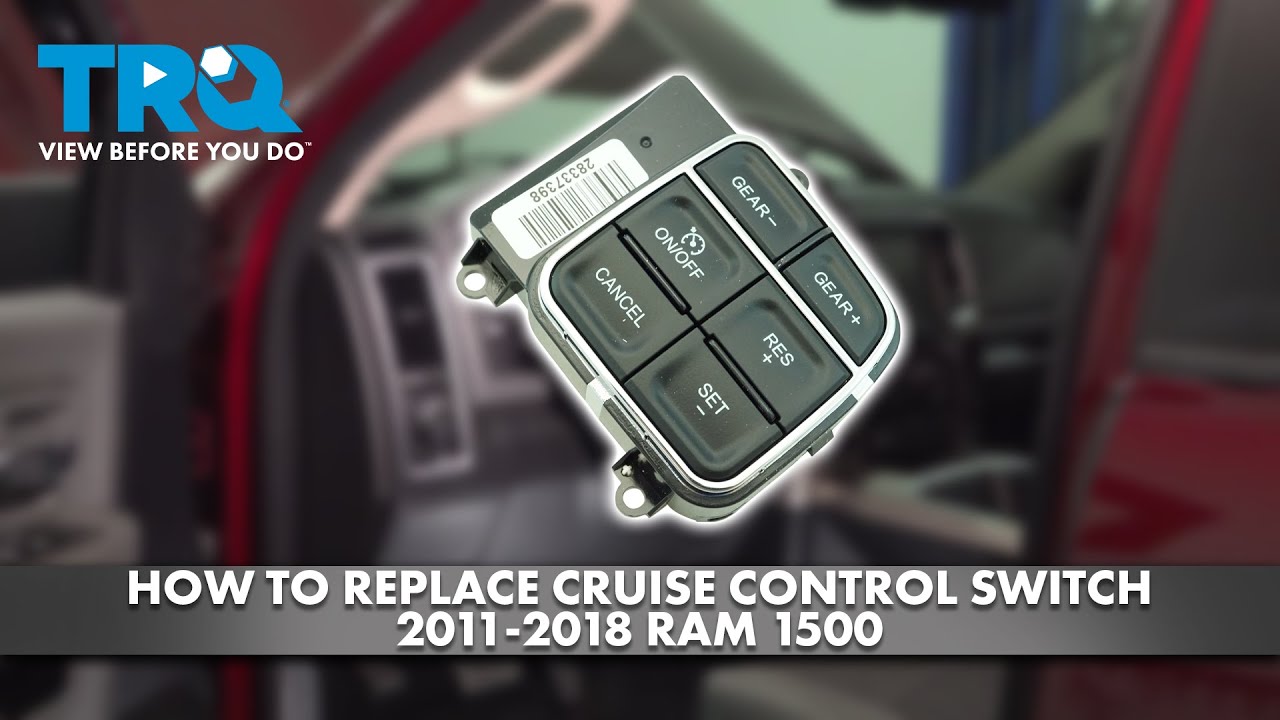 Как заменить переключатель круиз-контроля Ram 1500 2011-2018