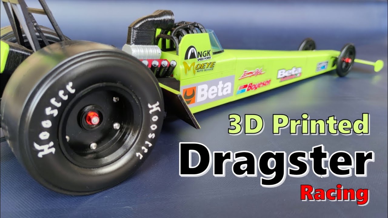 3D Printed RC Scale Dragster Racing Ep.1