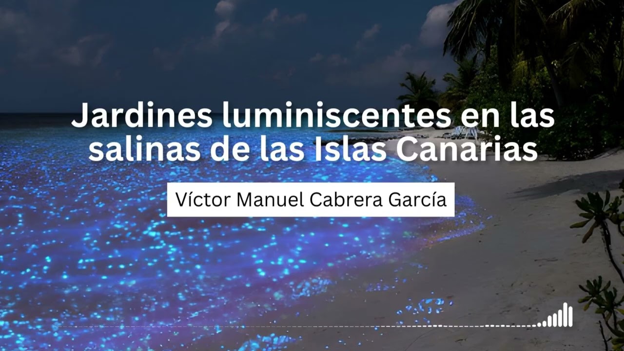 Jardines luminiscentes en las salinas de Canarias | PODCAST
