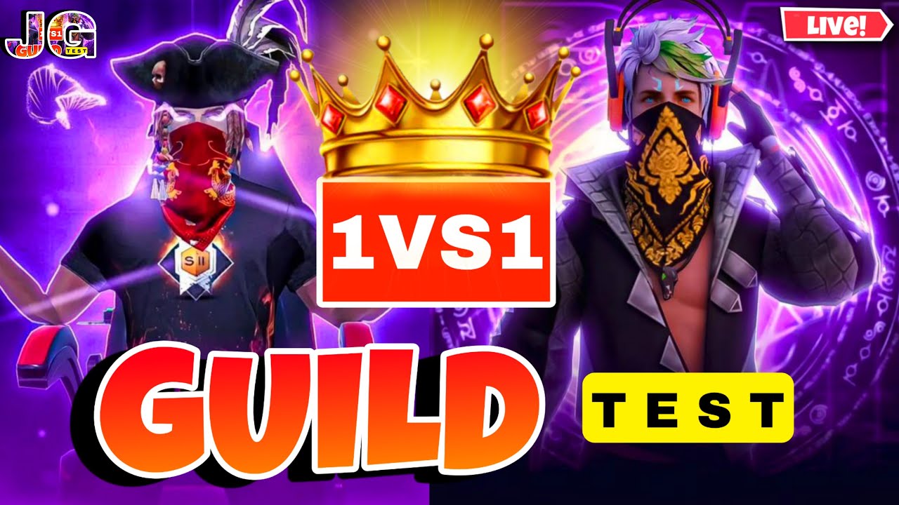 1 VS 1 🎯 #freefireguildtest #guildtestlive FF LIVE TESTING GUILD FEST TEST LIVE JAGU