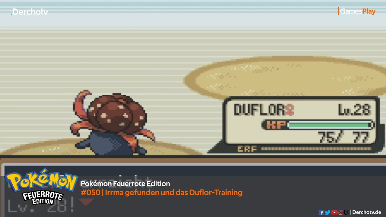 Irrma gefunden und das Duflor-Training | Pokémon Feuerrot #050 – GamesPlay Stories