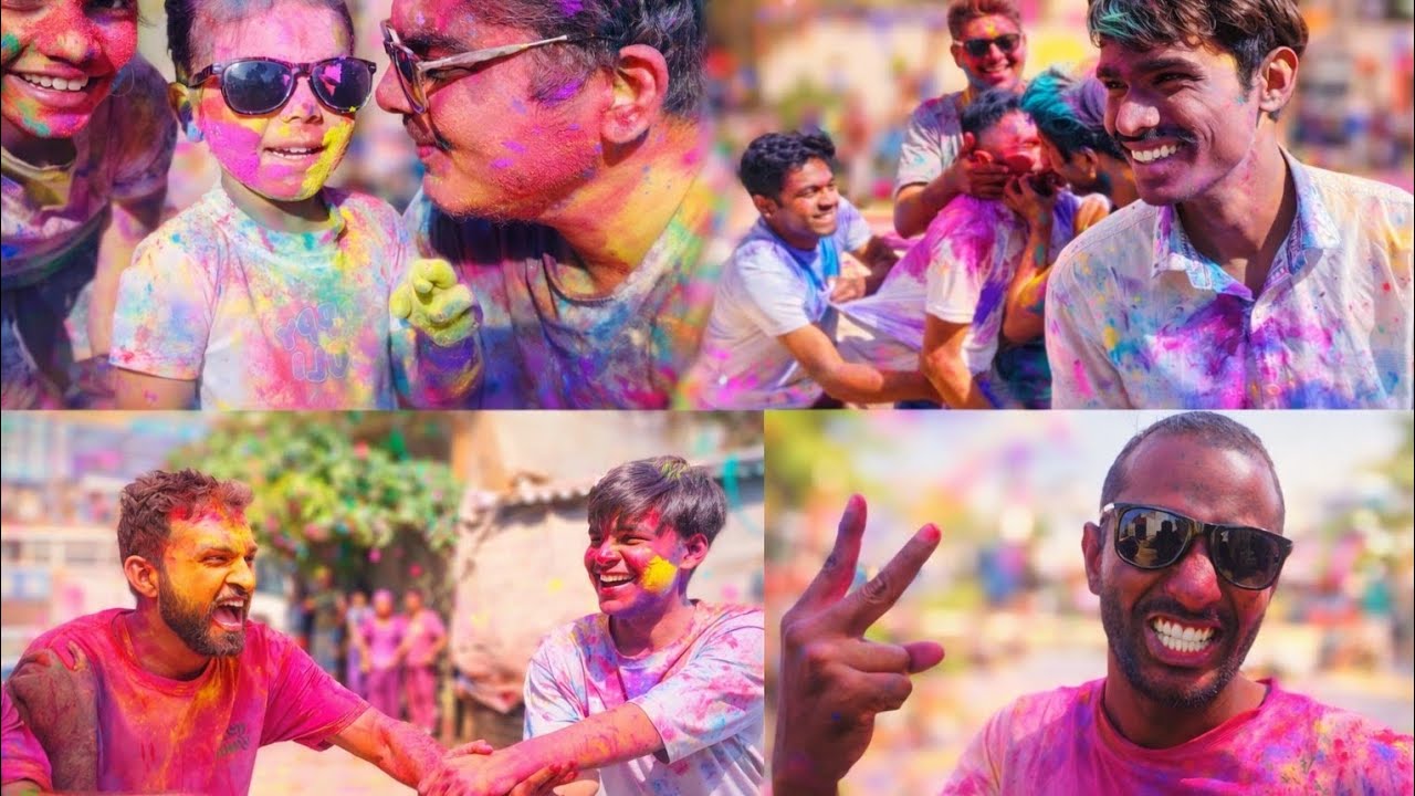 AAJ HUMNE KAYRAN POLLARD KE SATH KHELI HOLI ??🧐🧐 WE PLAY HOLI WITH KAYRAN POLLARD ??#holi #viral 
