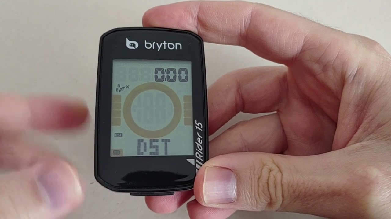 Regolazione ora legale - solare del Bryton Rider 15