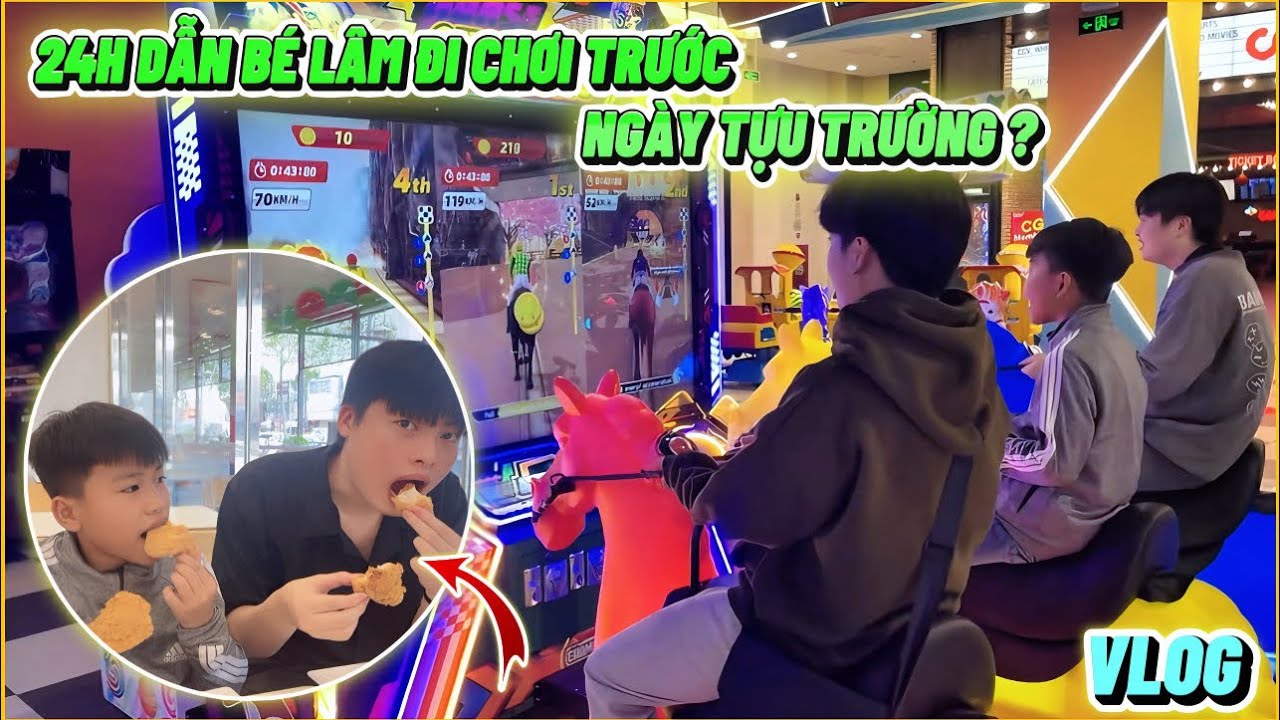 VLOG | 24H Dẫn Bé Lâm Đi Chơi Trước Ngày Tựu Trường, Sẽ Như Thế Nào ???