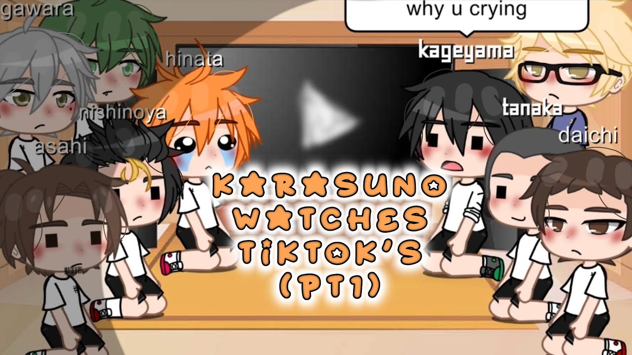 Karasuno reacts to TikTok’s (haikyuu part 1)(gcrv) 💗💗(TikTok’s @ in desc)