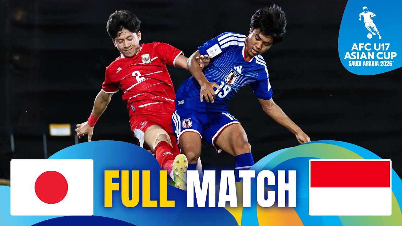 Japan vs Indonesia | Full Match | Group Stage &ndash; AFC U17 Asian Cup&trade; 2026