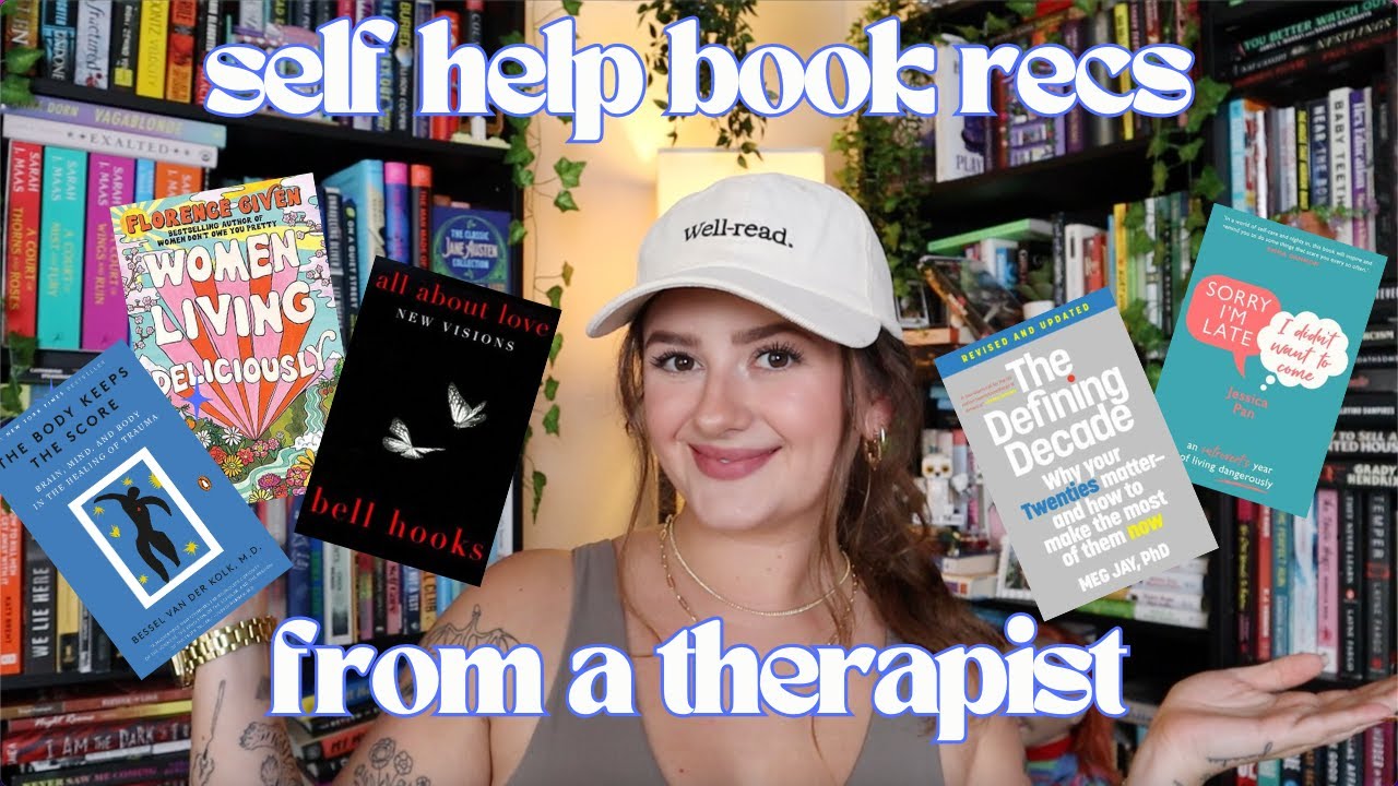self help book recommendations *from a licensed therapist!* | mental health book recs 2025