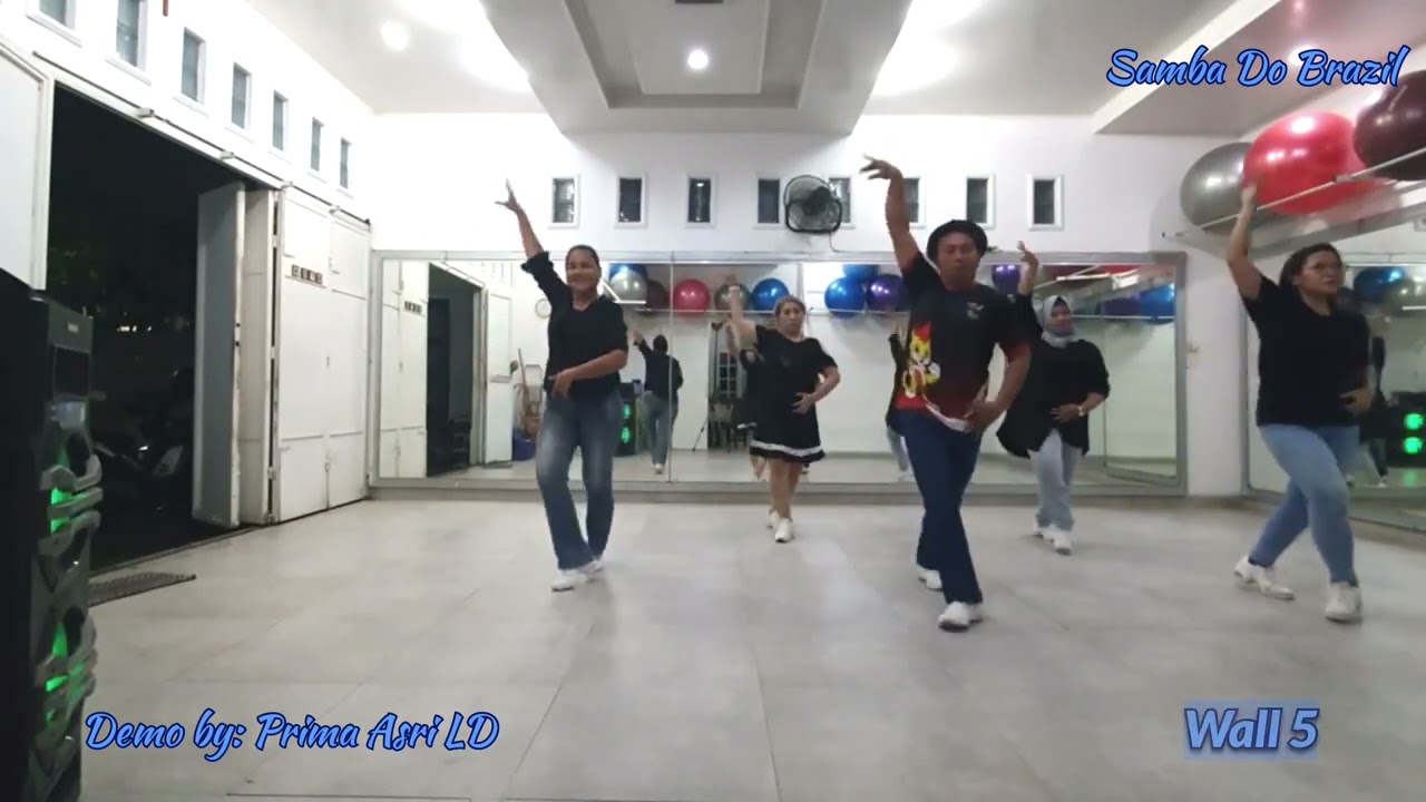 Samba Do Brazil - Line Dance - by S.S Prima Asri - Agust 2025
