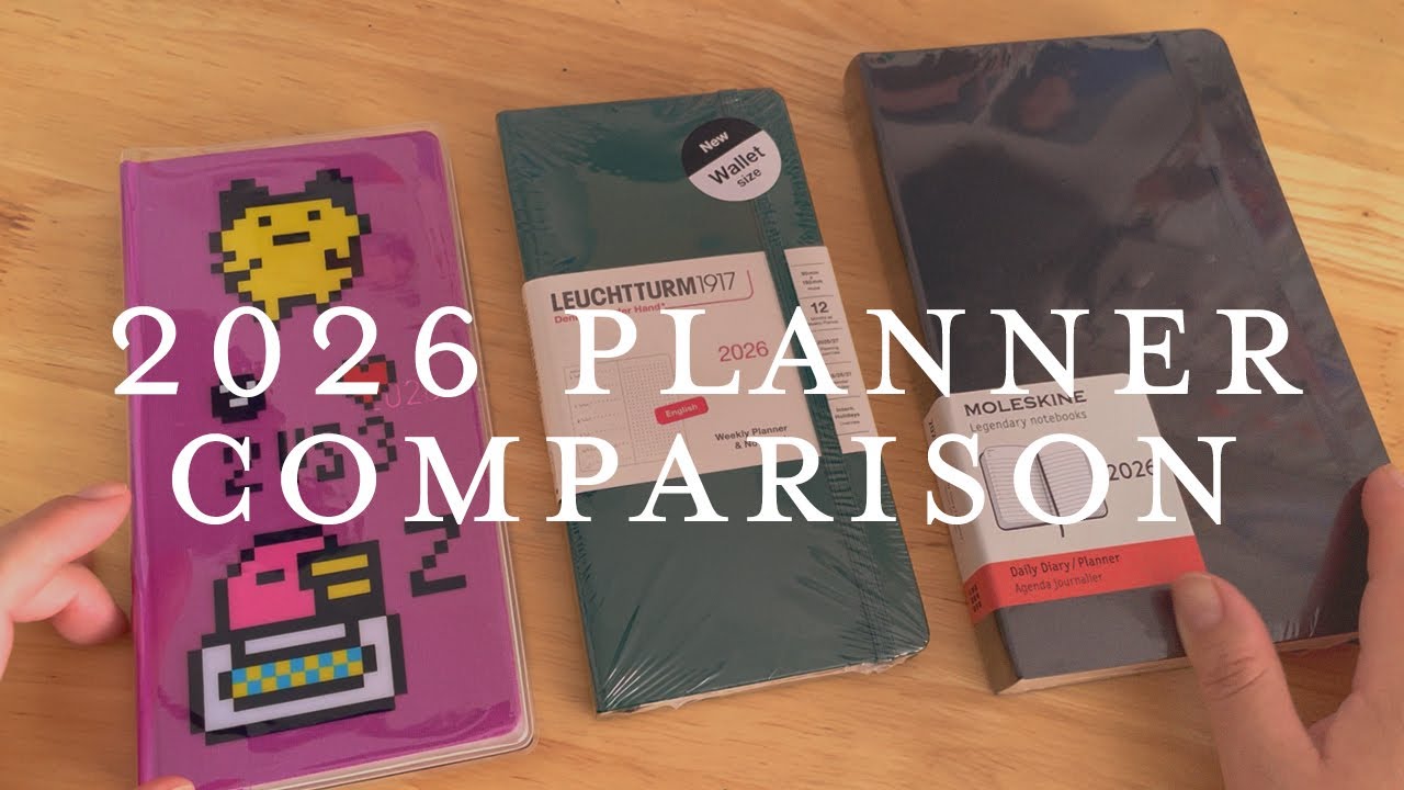 Hobonichi Weeks против Leuchtturm1917 против Moleskine