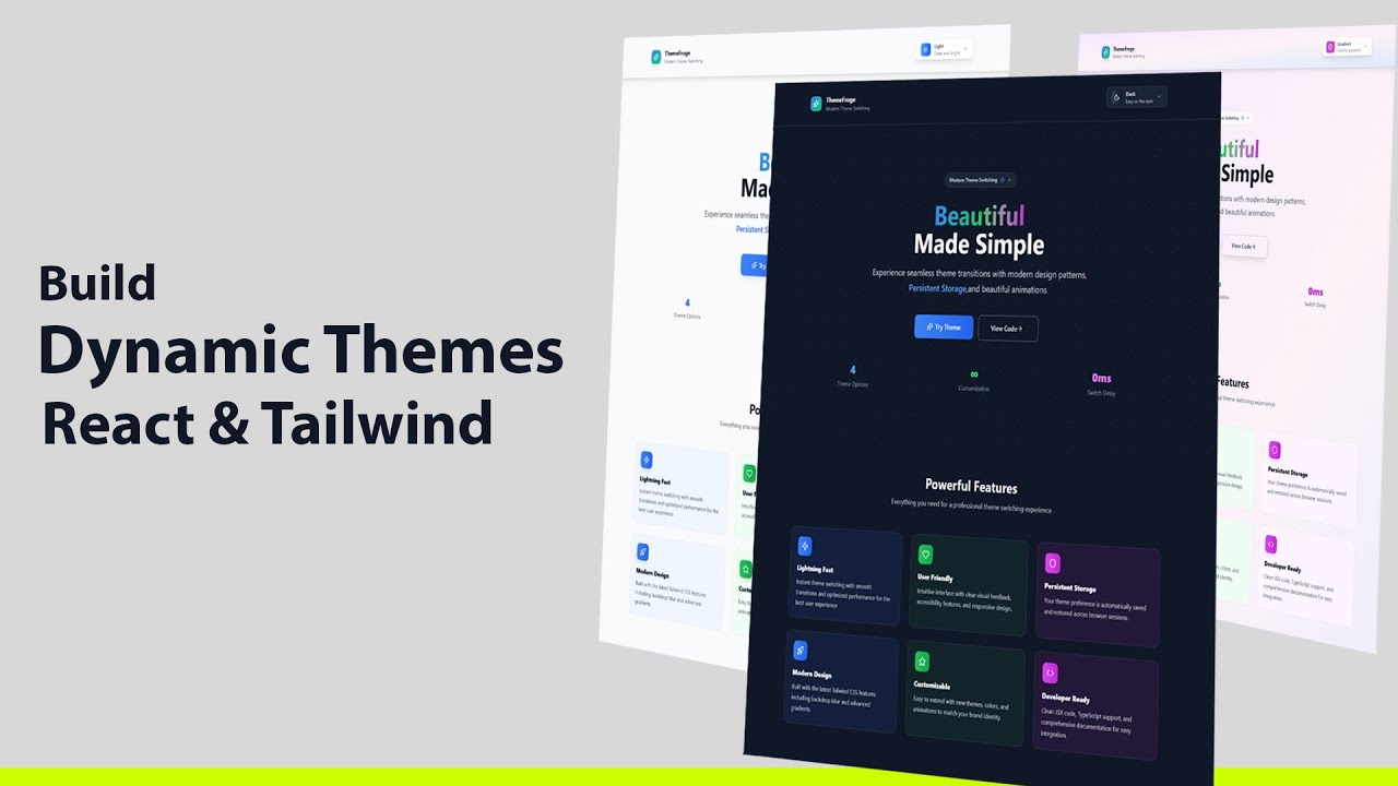 Build a Theme Switcher App Using React and Tailwind