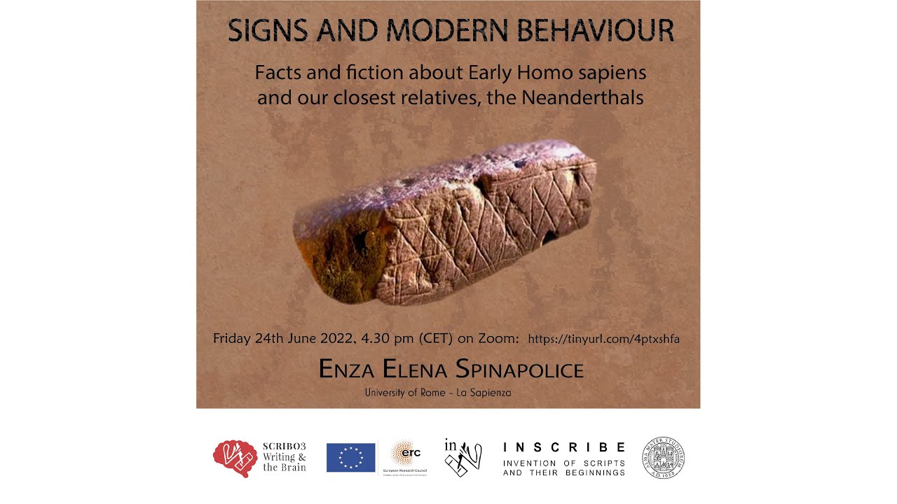 Enza Elena Spinapolice: Signs and modern behaviour (SCRIBO 3 Seminar no. 4)