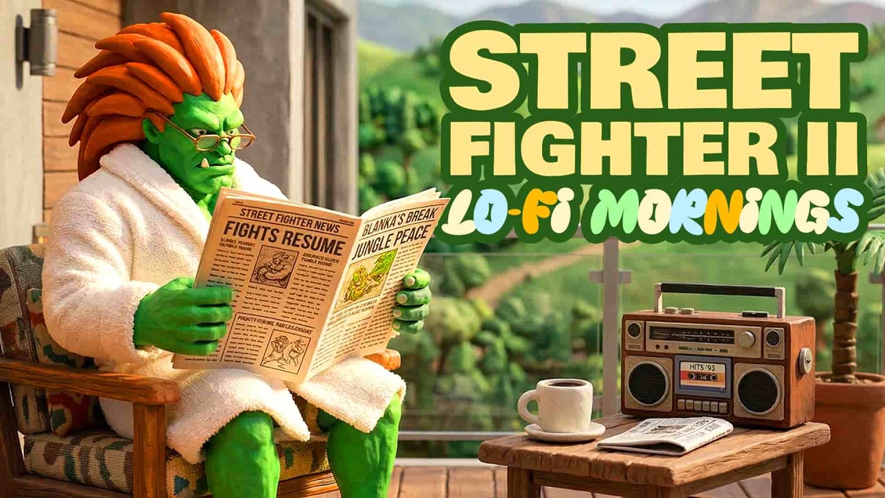 Street Fighter II LoFi ☕ Chill World Warrior Beats to Study & Relax