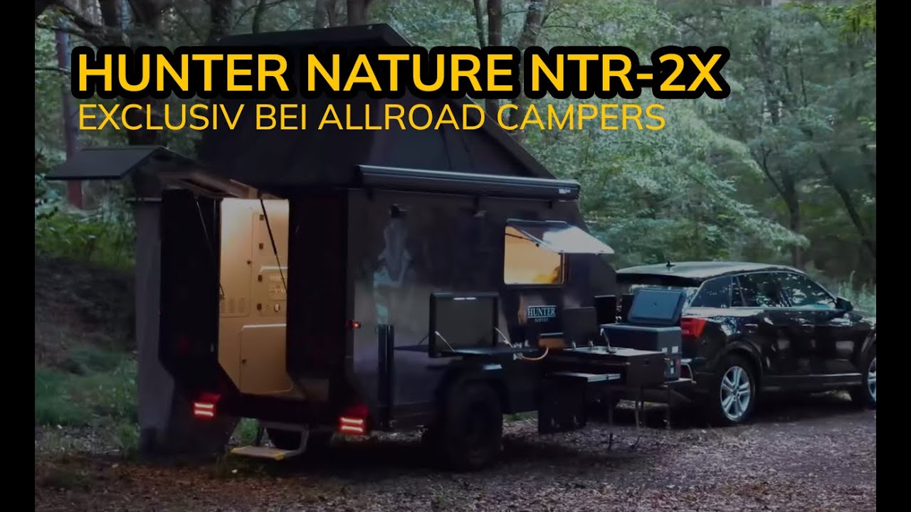 Hunter Nature NTR-2X - Der neue Offroad Wohnwagen von Hunter Nature. EXKLUSIV bei Allroad Campers.