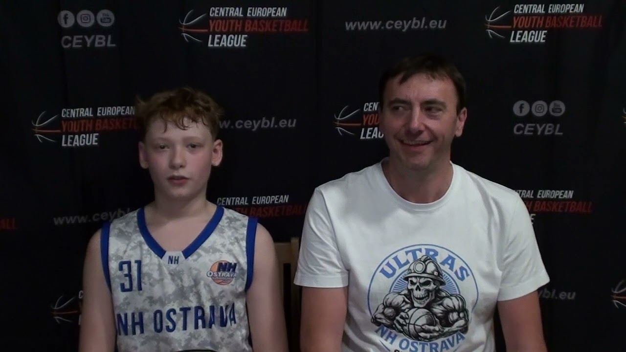 CEYBL U13, 7. 2. 2026, PRESS conference, UKS MOS Opole - Academy NH Ostrava