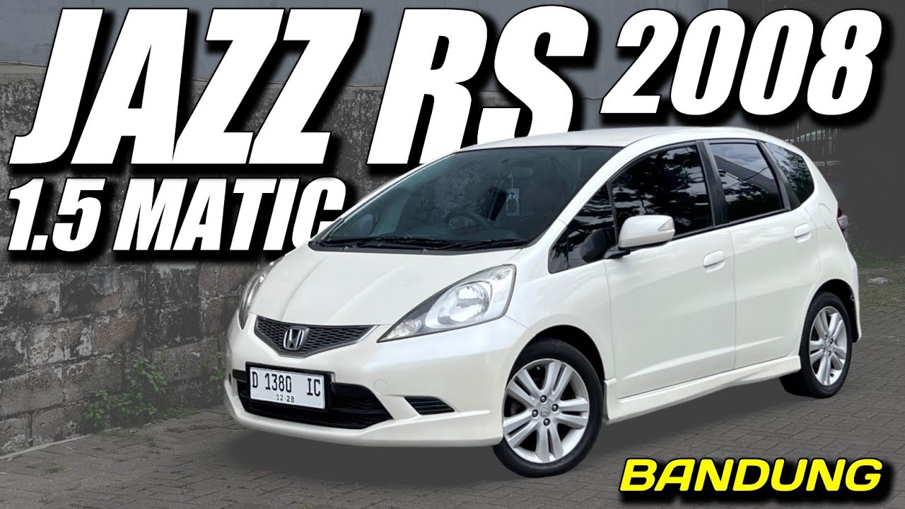HONDA JAZZ RS MATIC TAHUN 2008 MURAH & IRIT mobilnya anak muda