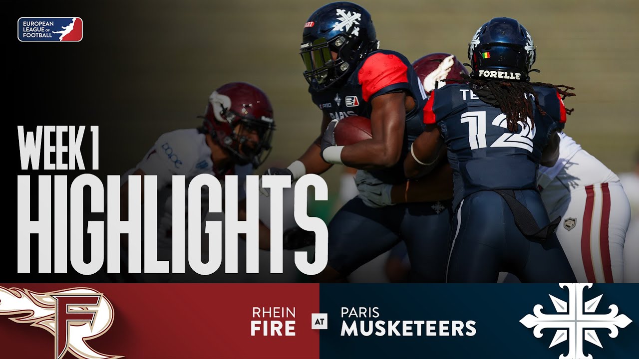 Rhein Fire @ Paris Musketeers - Highlights | Week 1 | Season 2025