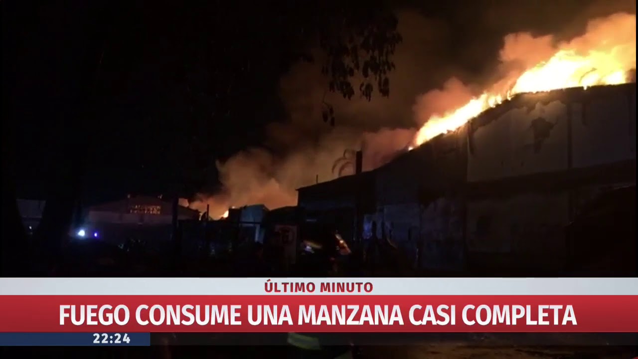 Gigantesco incendio se registra en Talca | 24 Horas TVN Chile