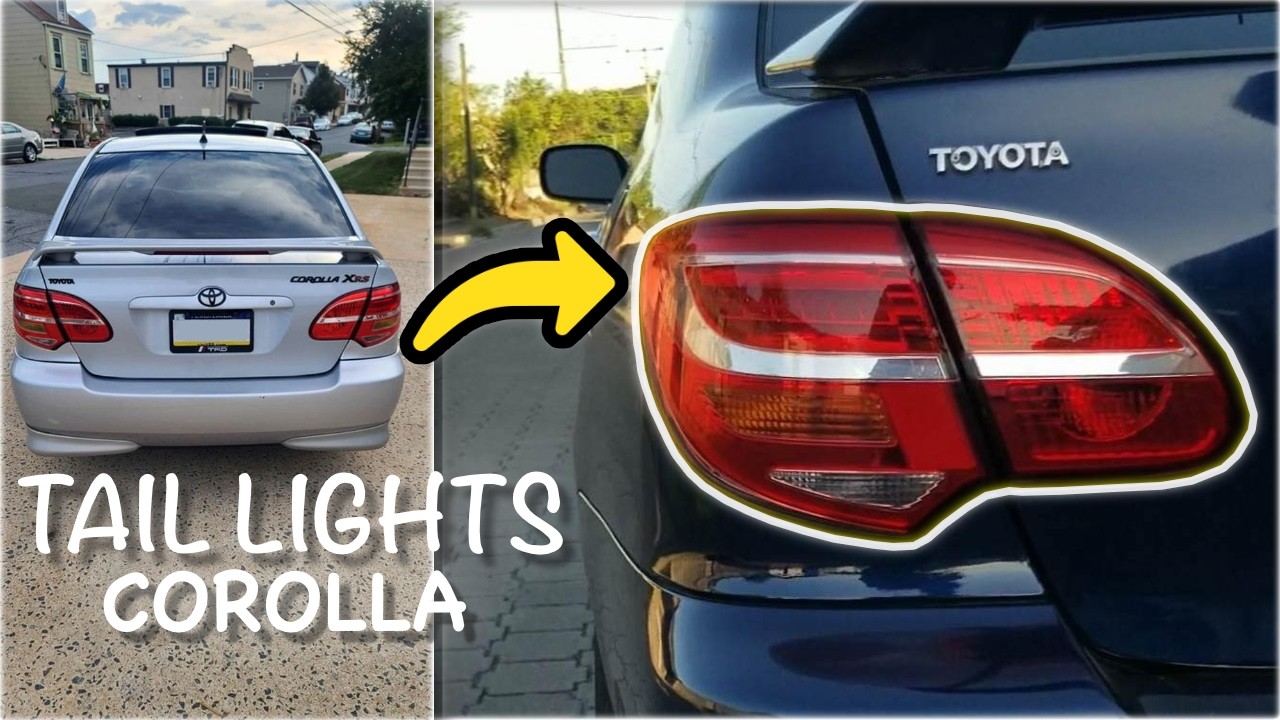 Nuevos Faros Traseros del Futuro | Toyota Corolla 2003-2008 9th Gen