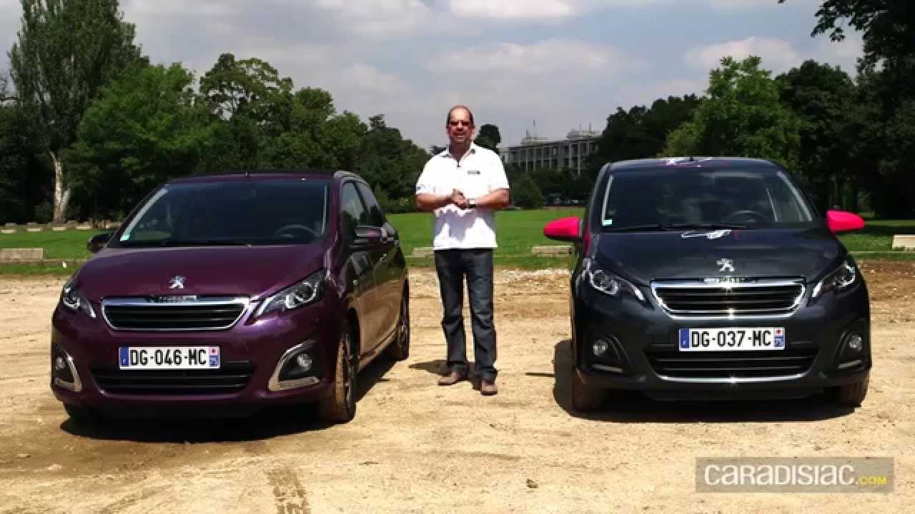 A l'intérieur de la Peugeot 108