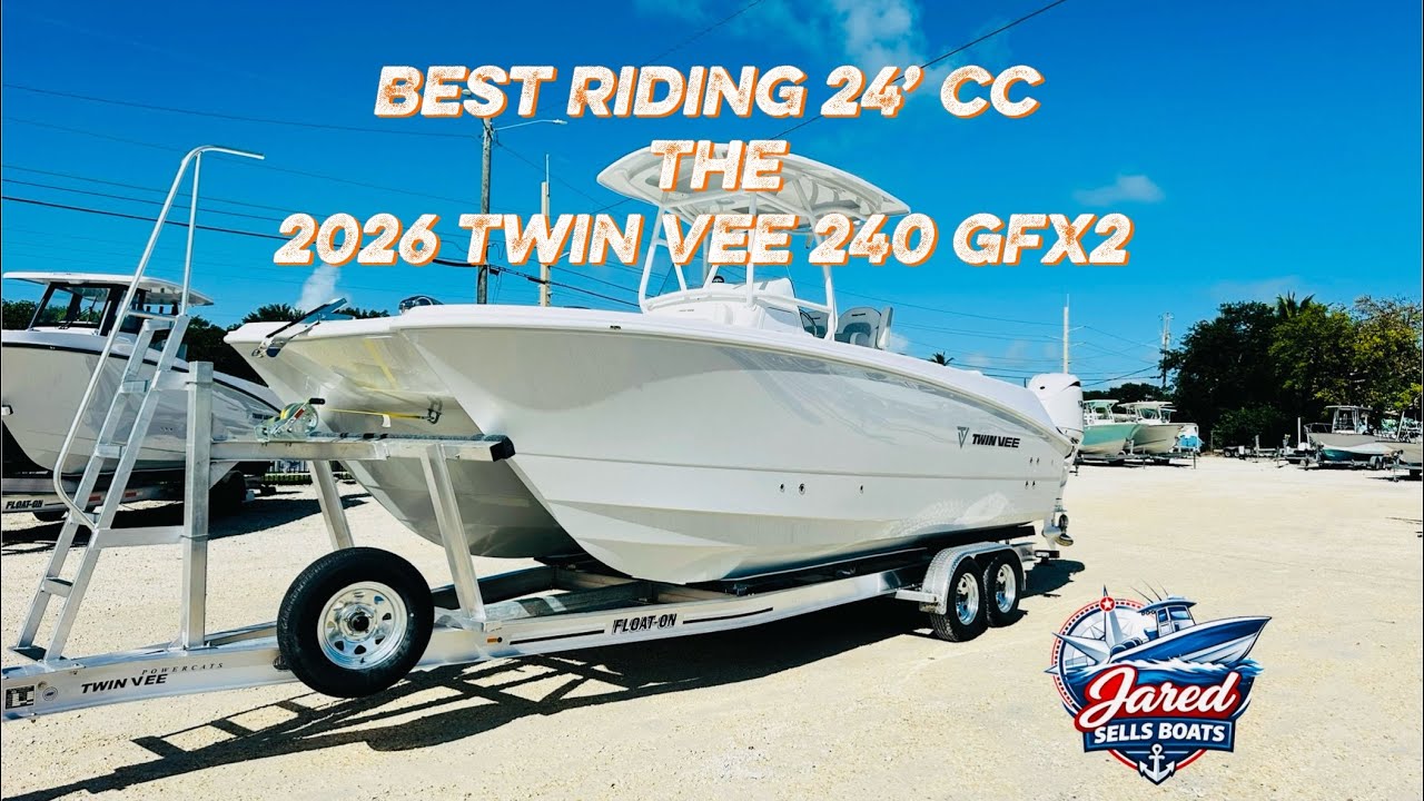 2026 Twin Vee 240 GFX2 Walkthrough | The Best riding 24’ Center Console Available! 