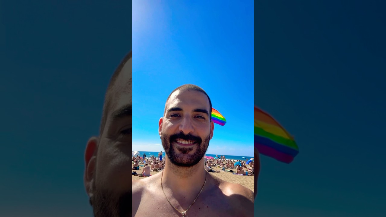 Celebrating Gay Pride At Maspalomas Gay Beach #gay #pride #beach #maspalomas