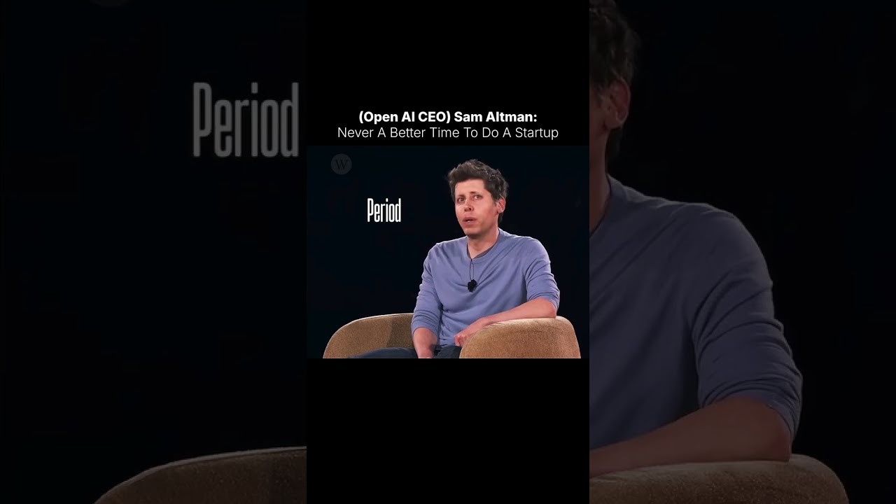 Sam Altman is the CEO of OpenAI, the company behind ChatGPT