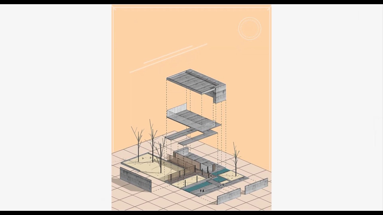 Sketch Up ve Photoshop ile Dağılmış Aksonometrik Diyagram Oluşturmak
