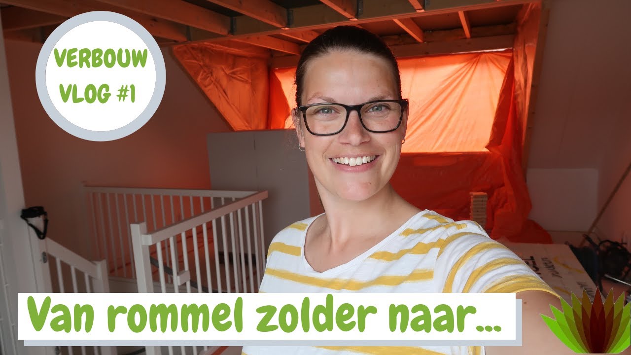 Zolderverbouwing I OPRUIMEN & ONTSPULLEN I de 
