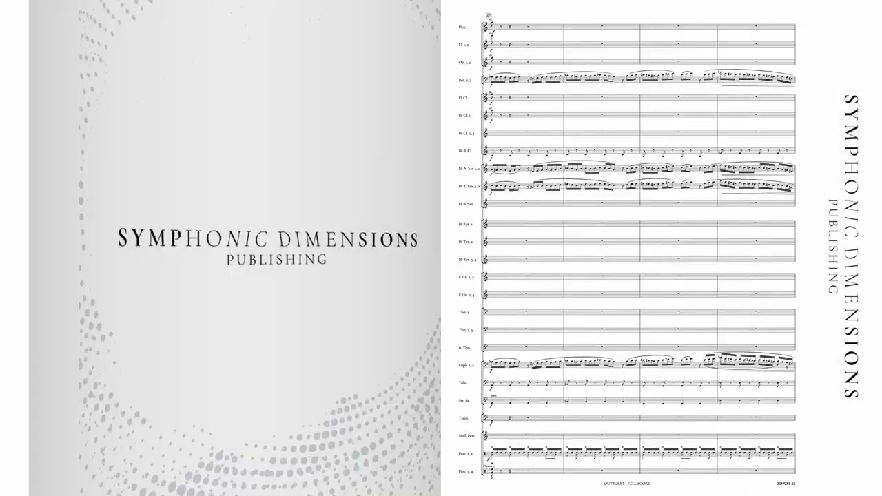 SDP285-24 OUTBURST (Concert Band) - Georges Sadeler