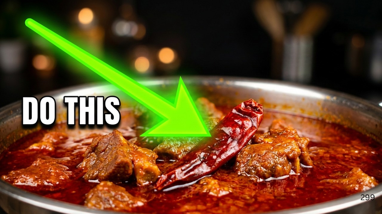 🔥 Authentic Rajasthani Laal Maas Recipe | Made with Dried Mathania Chilies | Chef Ashish Kumar