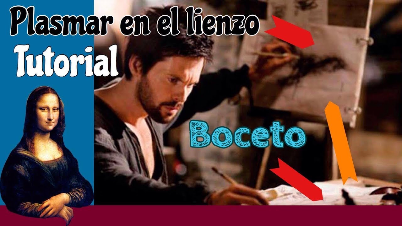 Cómo plasmar Boceto en el Lienzo / Arte con Diego