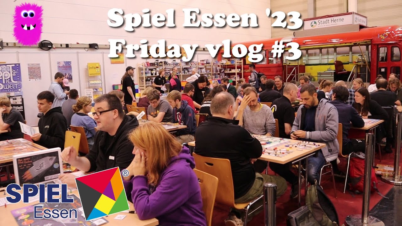 Vlog #3 Spiel Essen 2023 Friday, Second day is more relaxed