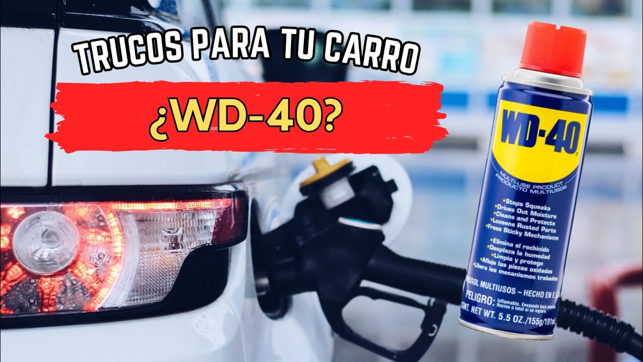 Con una gota de #wd40 la #gasolina dura semanas en el tanque 😰