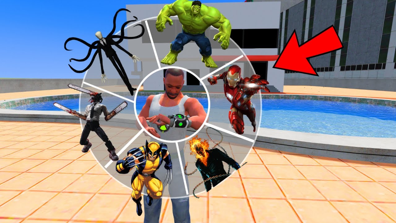 Playing As A Every HORROR SUPERHERO In INDIAN BIKE DRIVING 3D