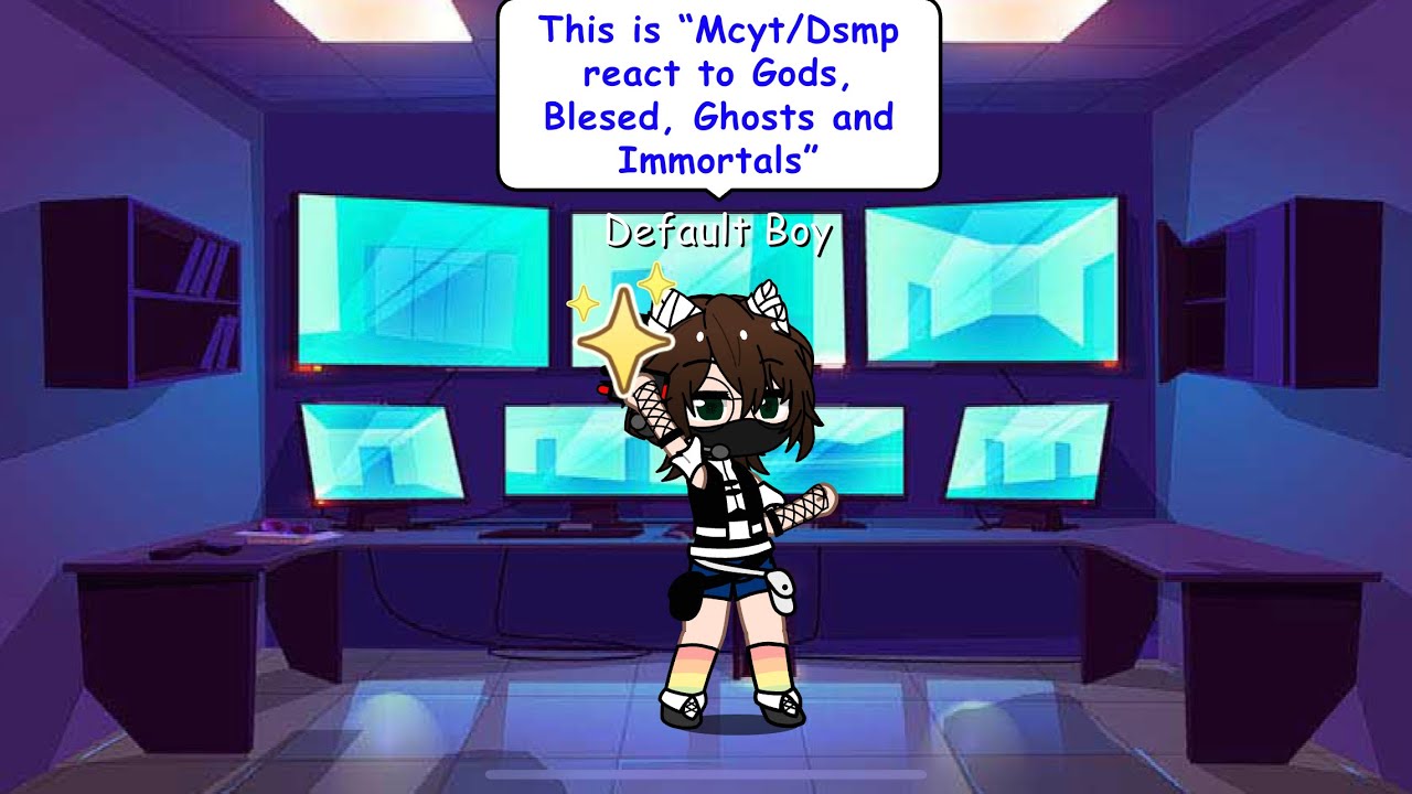 Mcyt/DSMP react to gods,blessed and ghosts // My AU // •_-Sheiber-_•