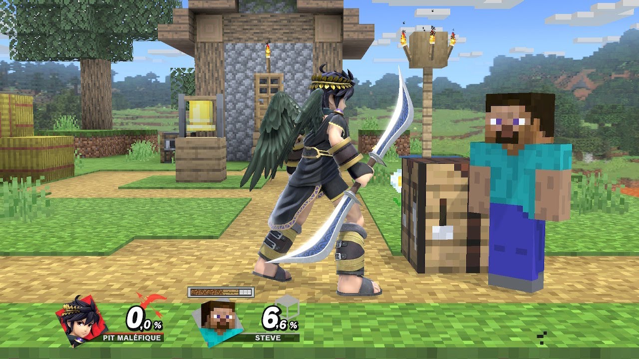 Kudemo (Dark Pit) vs Julius (Steve)