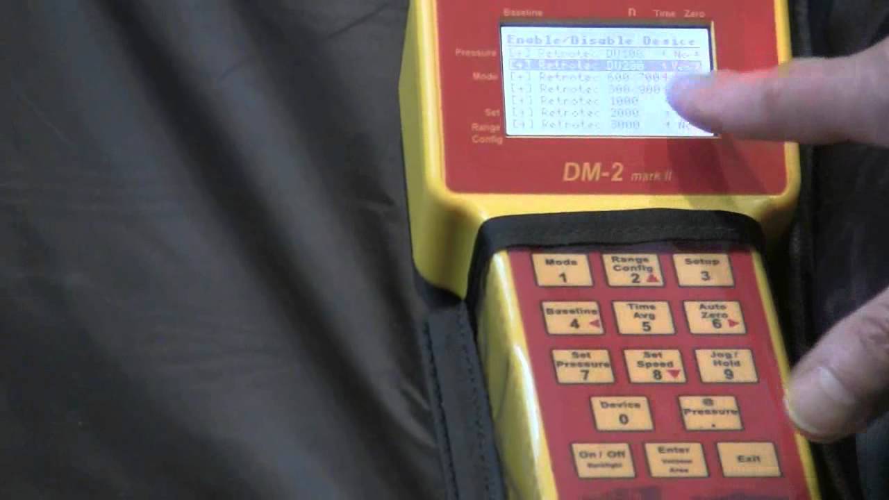 Setting Range Configuration on the Gauge