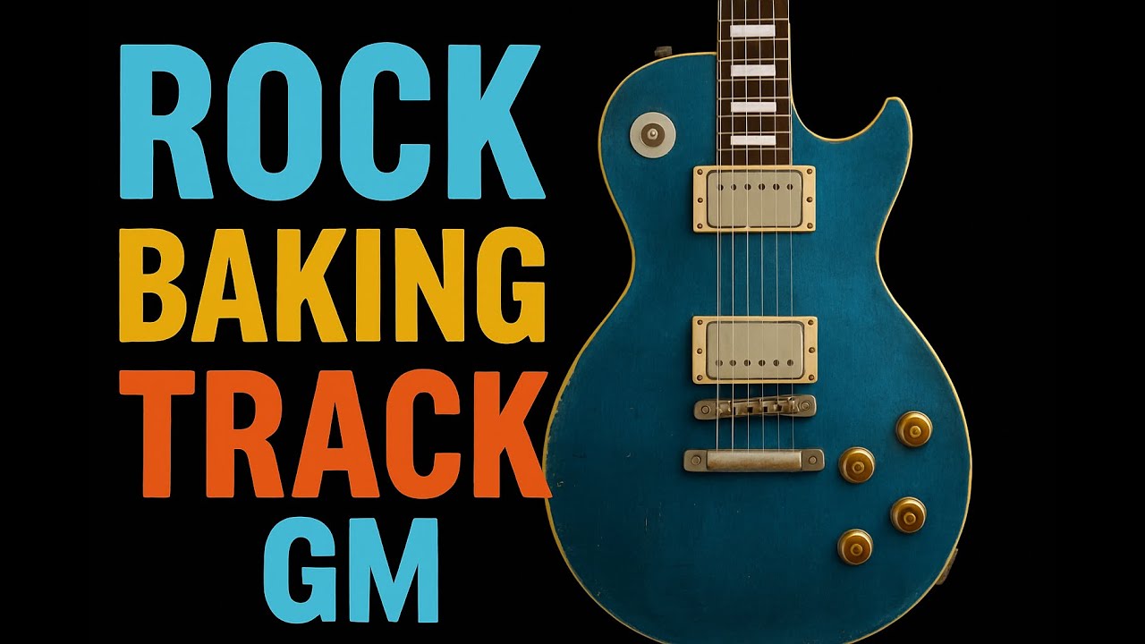 Awesome Rock backing track gm