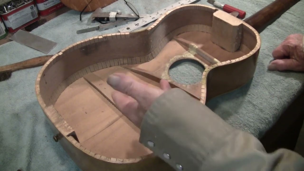 100 Year Old Parlor Guitar Restomod   Part 1