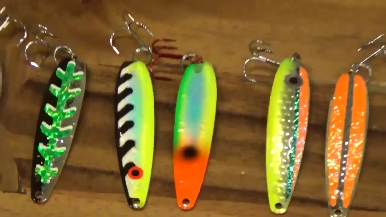 Hot Back Trolling Spoons From Dreamweaver and FishUSA