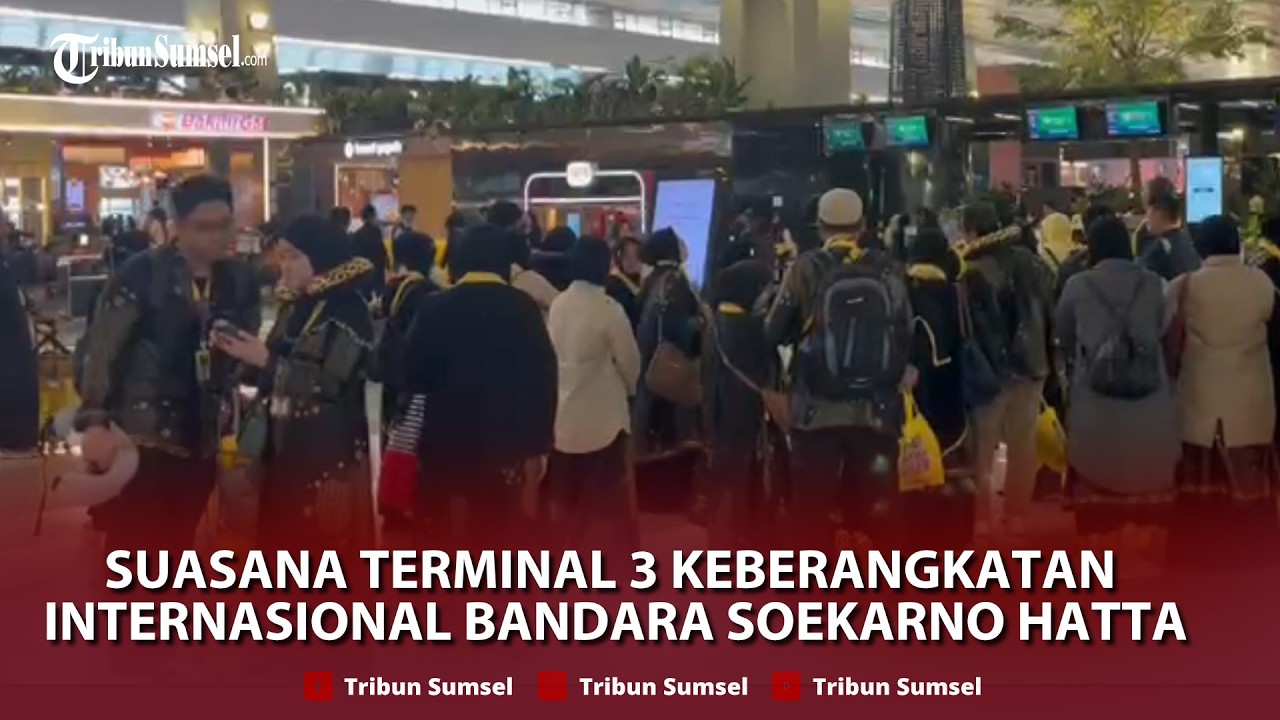 🔴Suasana Bandara Soekarno Hatta Pasca dibatalkannya sejumlah Penerbangan, Minggu (1/3/2026)