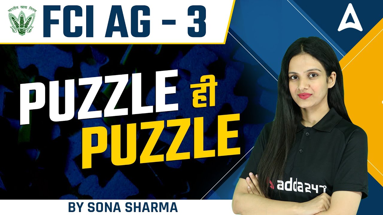 PUZZLE HI PUZZLE for FCI AG 3 BY SONA SHARMA