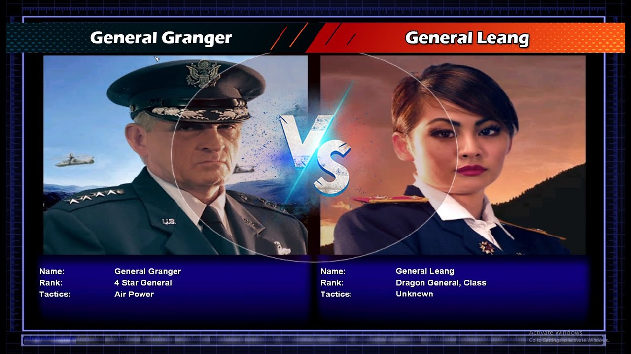 Generals Challenge: Air Force Vs Leang / Hard Mode