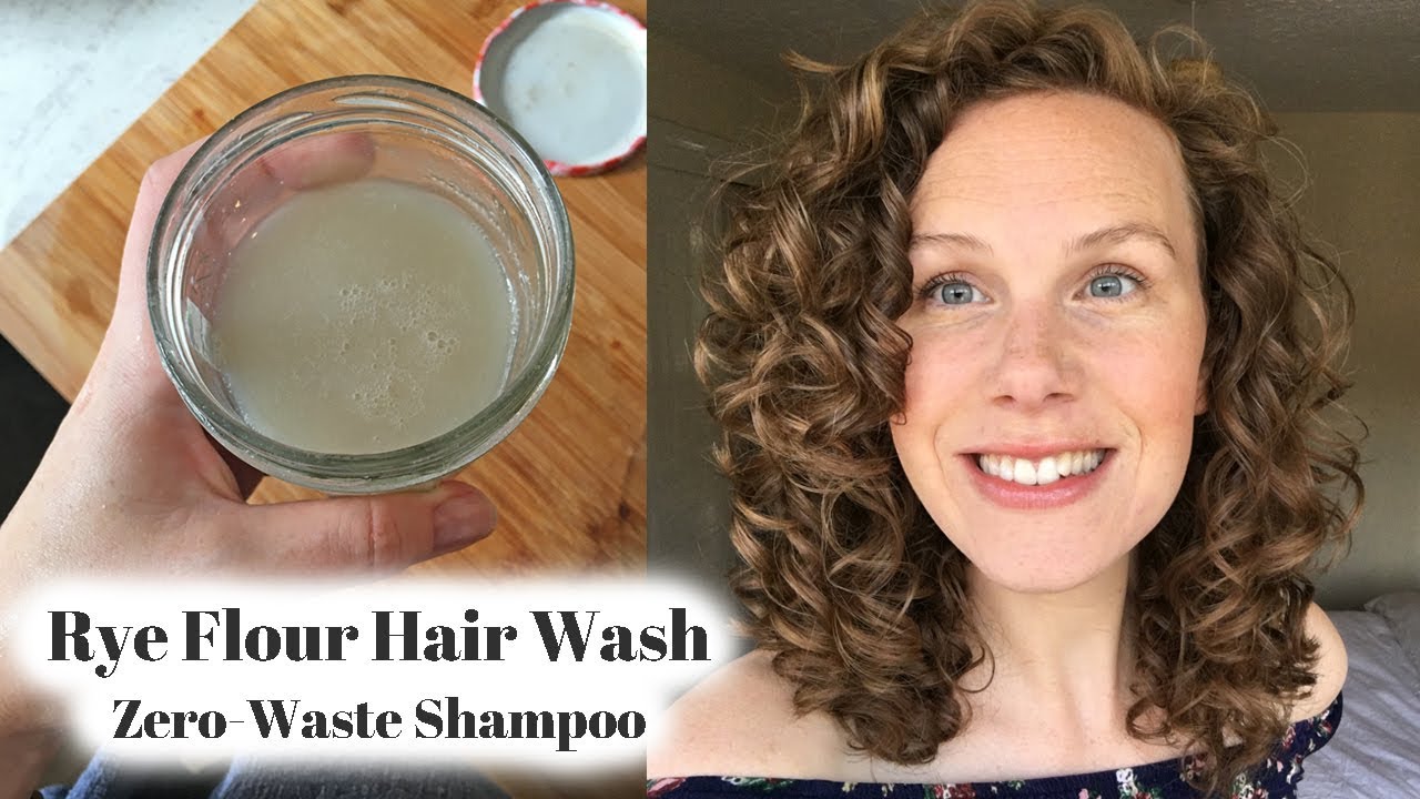 Rye Flour Hair Wash - Zero-Waste & Curly Girl Friendly Shampoo