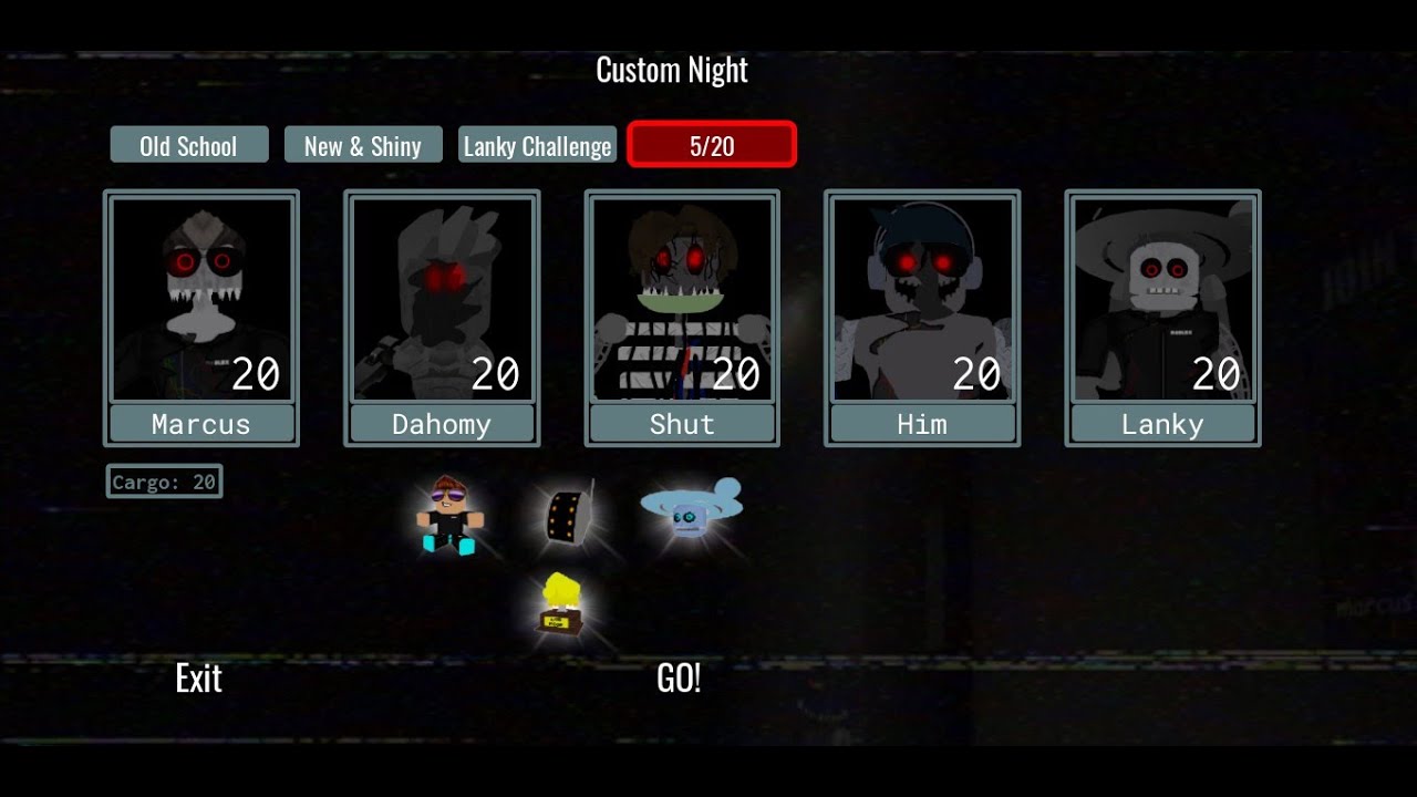 Five Nights at Marcus 2 -- 5/20 Mode Completed In 8:40