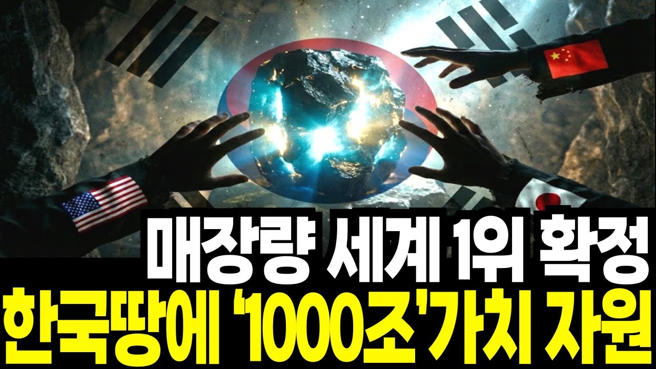 한국땅에 묻혀있는 1000조 가치의 자원? 중국 일본 미국 앞다퉈 줄 서는 이유