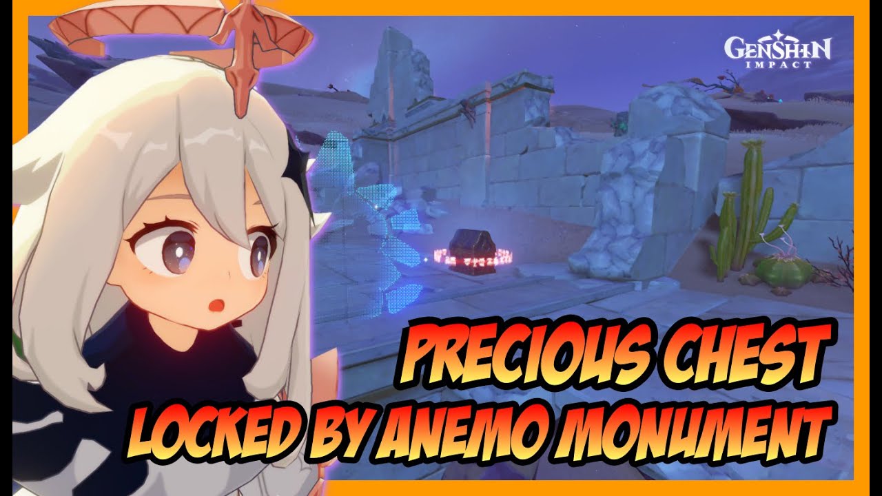 How Open Precious Chest by Anemo Monument (Desert of Hadramaveth)