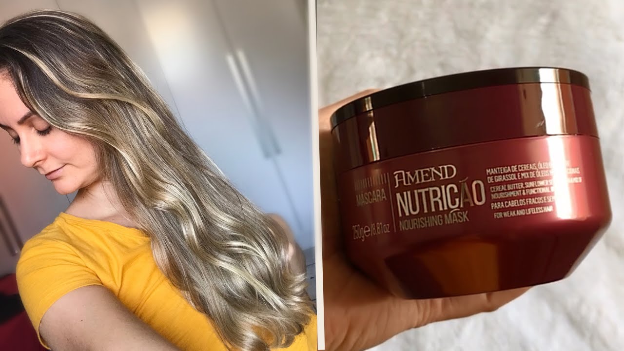 MÁSCARA DE NUTRIÇÃO AMEND - EFEITO SURREAL!!