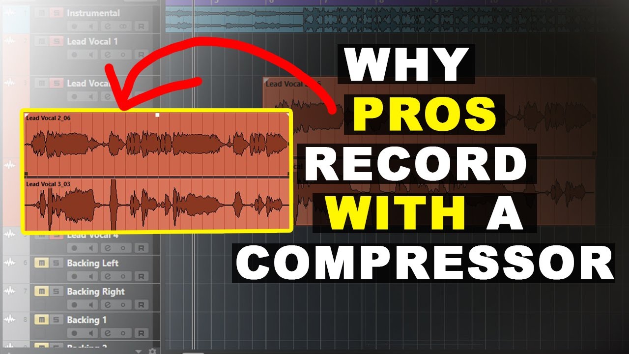 Why Professionals record vocals with a compressor on the input bus | Cubase Mixing Tips