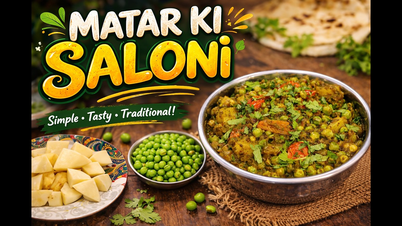 Matar Ki Saloni Ki Recipe | मटर की सलोनी की रेसिपी | Homemade Recipe #cooking #food #indianfood
